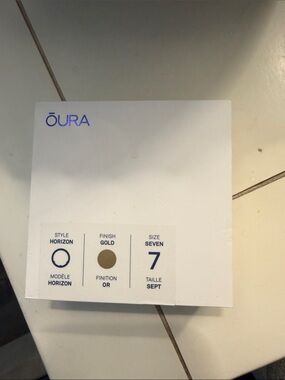 Oura Gen3 Horizon Ring — Gold Finish